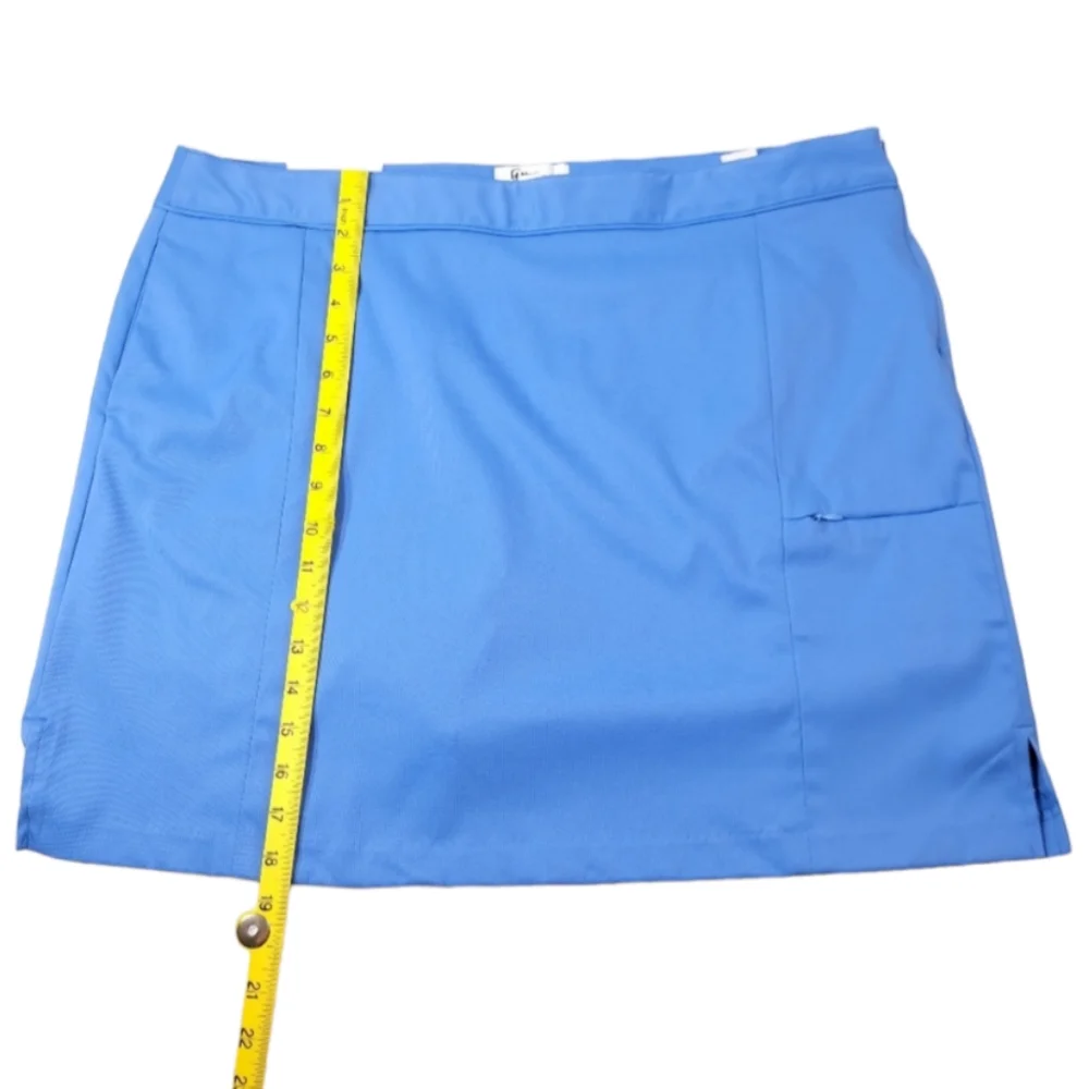 Greg Norman Women's Baby Blue Golf Skirt With In Built Underwear Size 16 - Picture 10 of 13